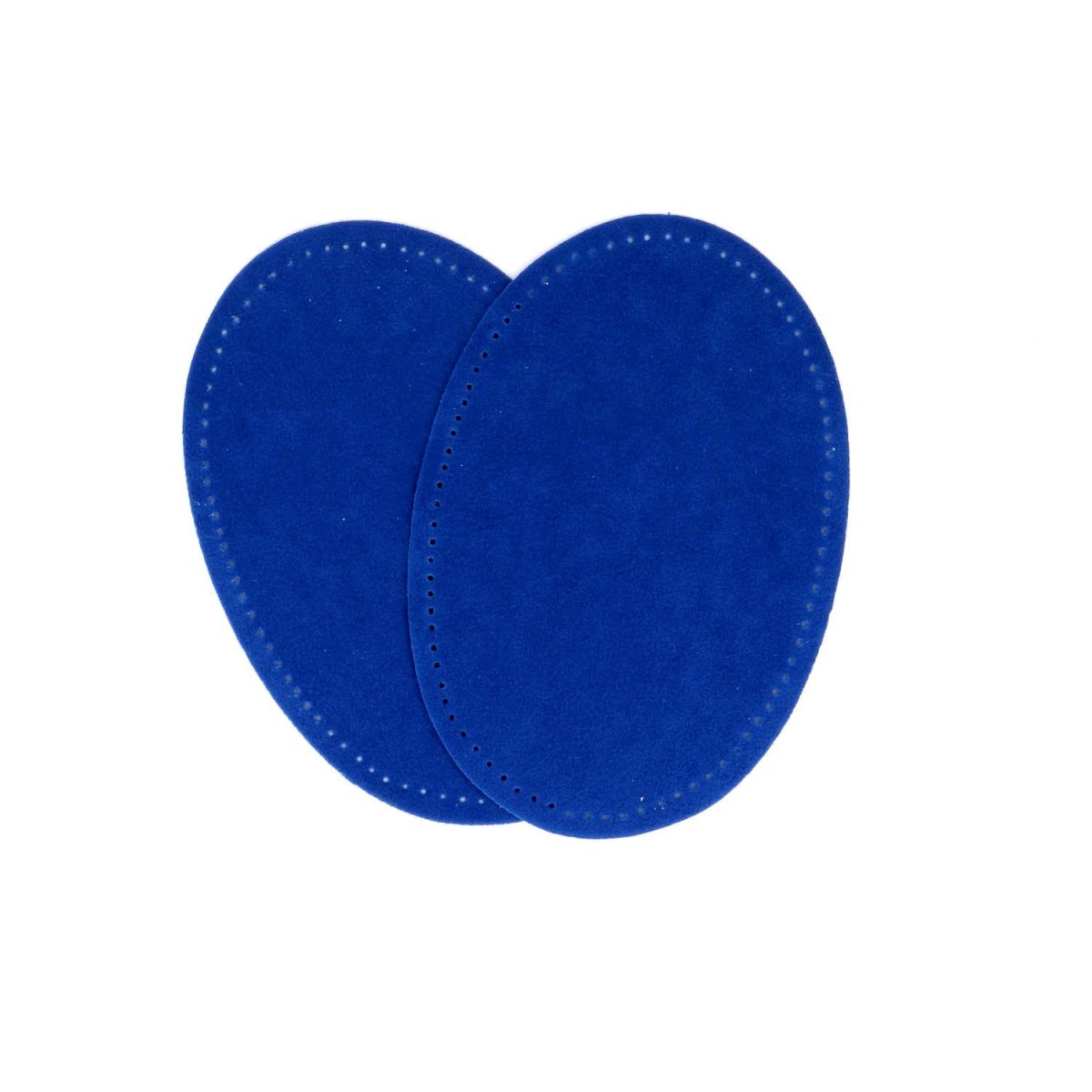 Bohin Renforts coudes genoux thermocollant suédine bleu canard