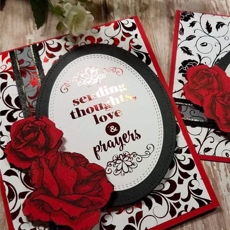 HeatnBond Gina K. Designs Red Velvet feuille foil 12 feuilles