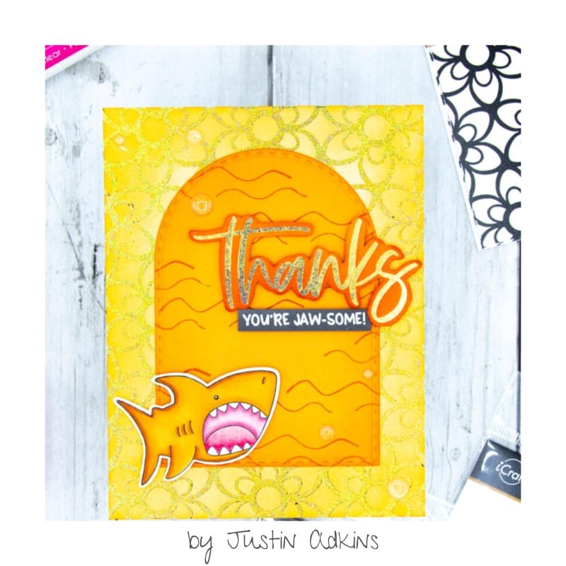 Unity Stamp Sentiments 1 transfert adhésif foil lot 2