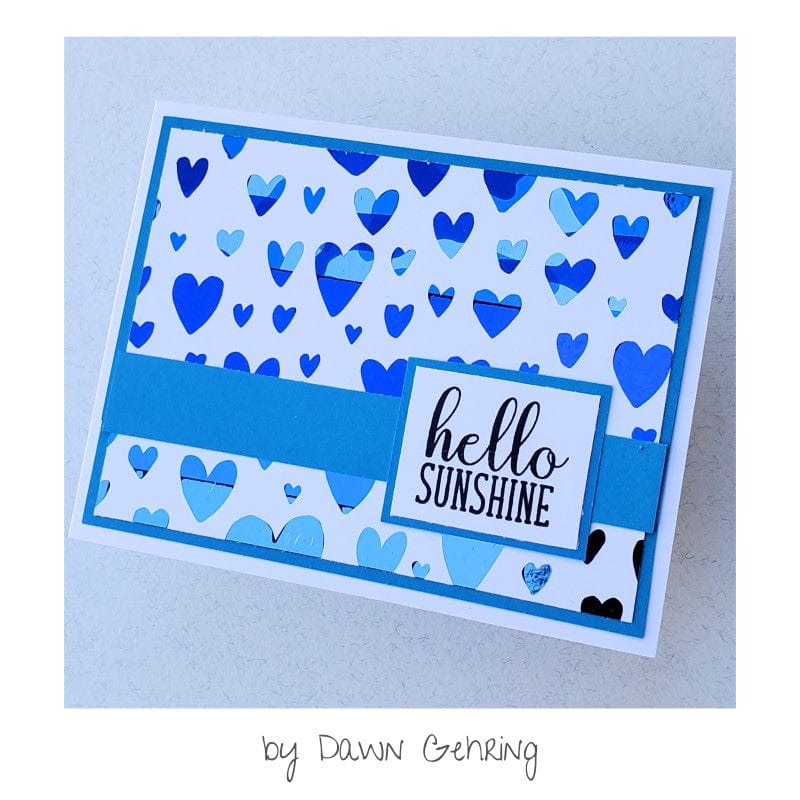 HeatnBond Deco Foil feuilles transfert Shades of Blue x20