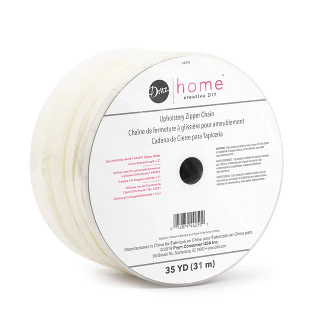 Dritz 44250 chaîne fermeture ameublement crème 35 yards