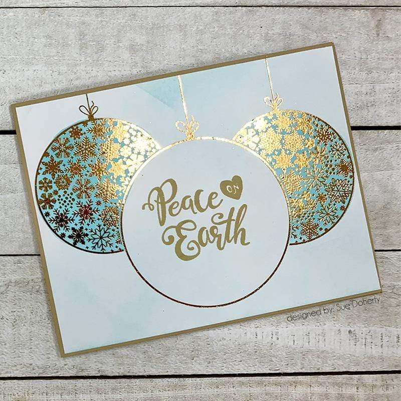 Unity Ornate Ornaments papier toner carte 8 feuilles foil