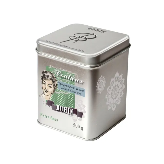 Bohin Épingles EC4 N°6 épingles 34 mm x200 extra-fines