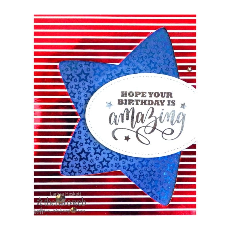 HeatnBond Gina K. Designs Foil-Mates Stars Stripes 10 feuilles