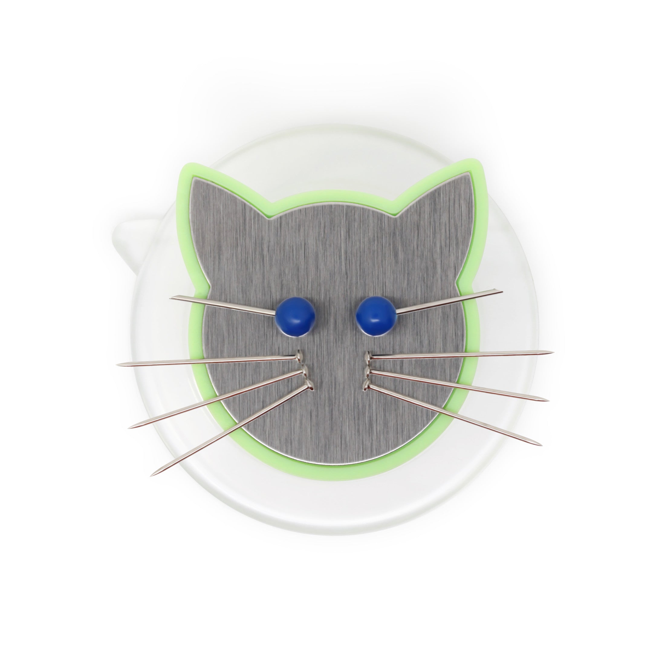 Dritz 274 porte-épingles aimant chat corail ventouse