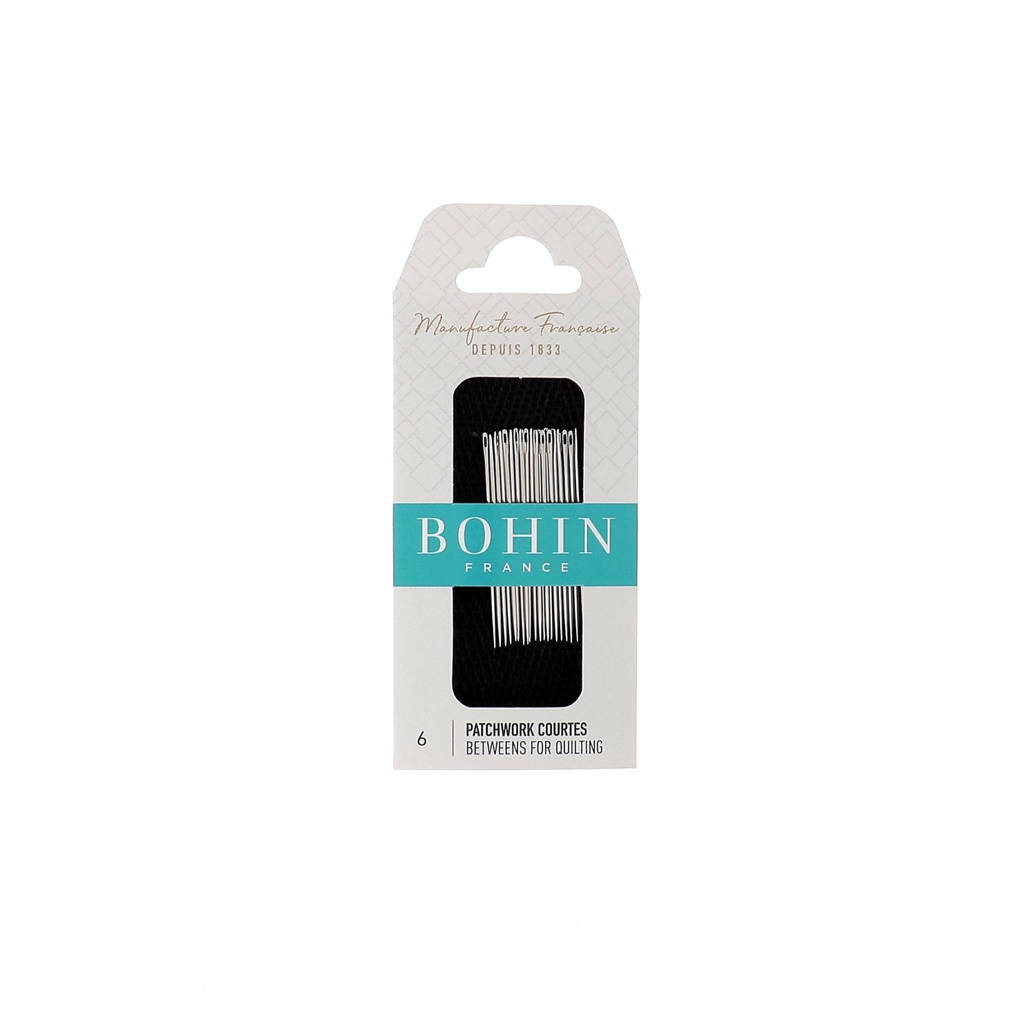 Bohin Aiguilles Patchwork Courtes N°7 – Aiguille Couture Main