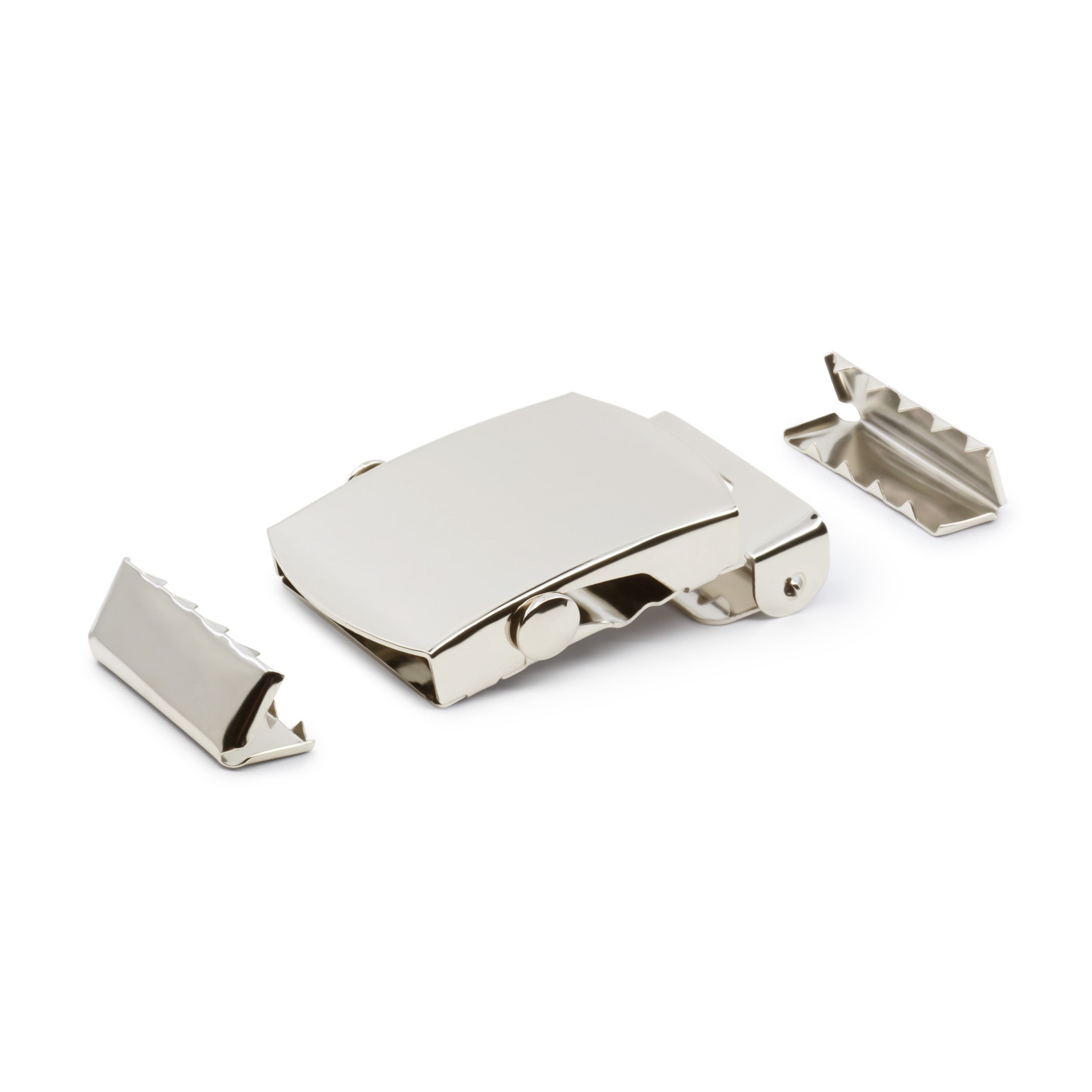 Dritz 724 boucle coulissante nickel 25 mm + embouts
