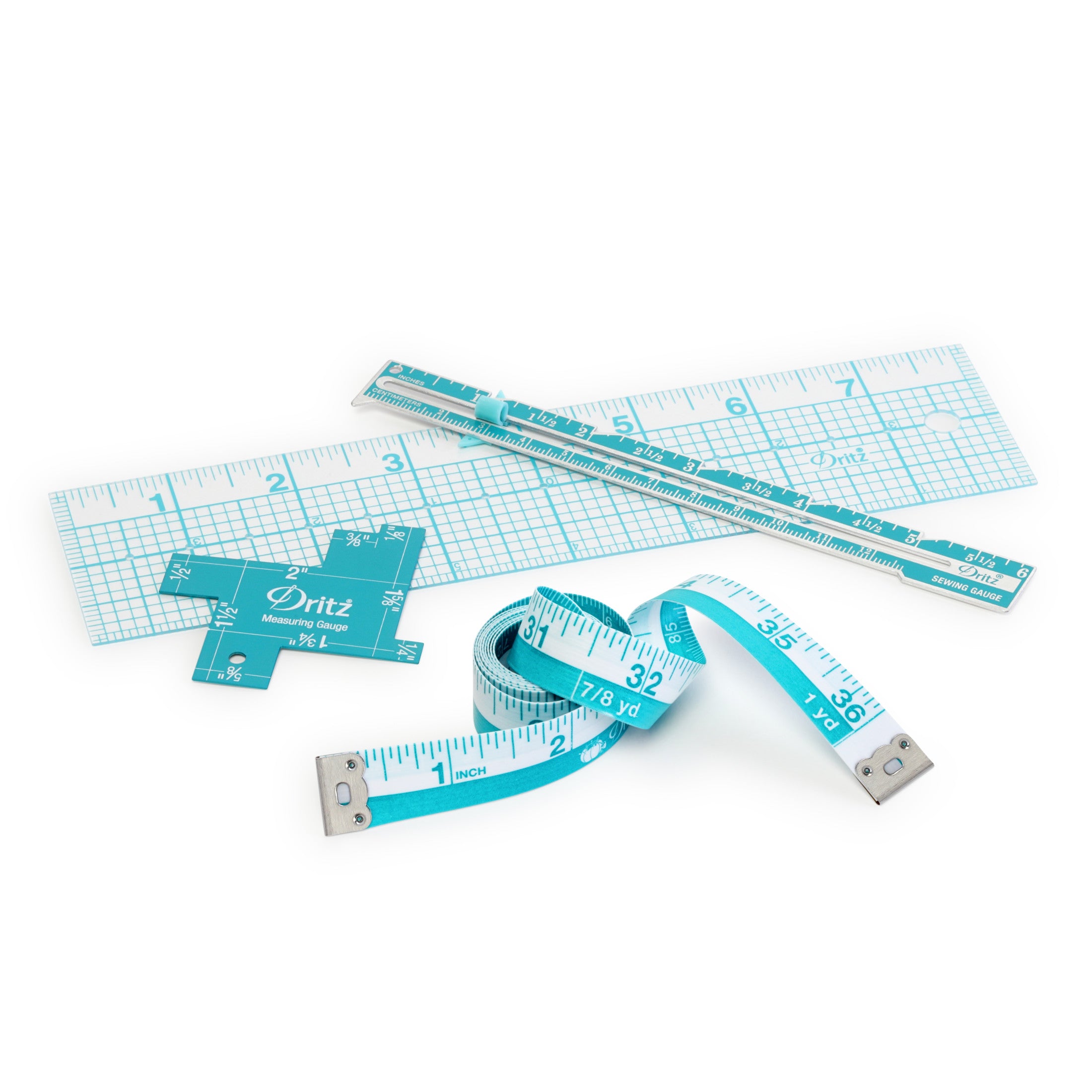Dritz 27101 kit mesure couture 4 pcs règle mètre