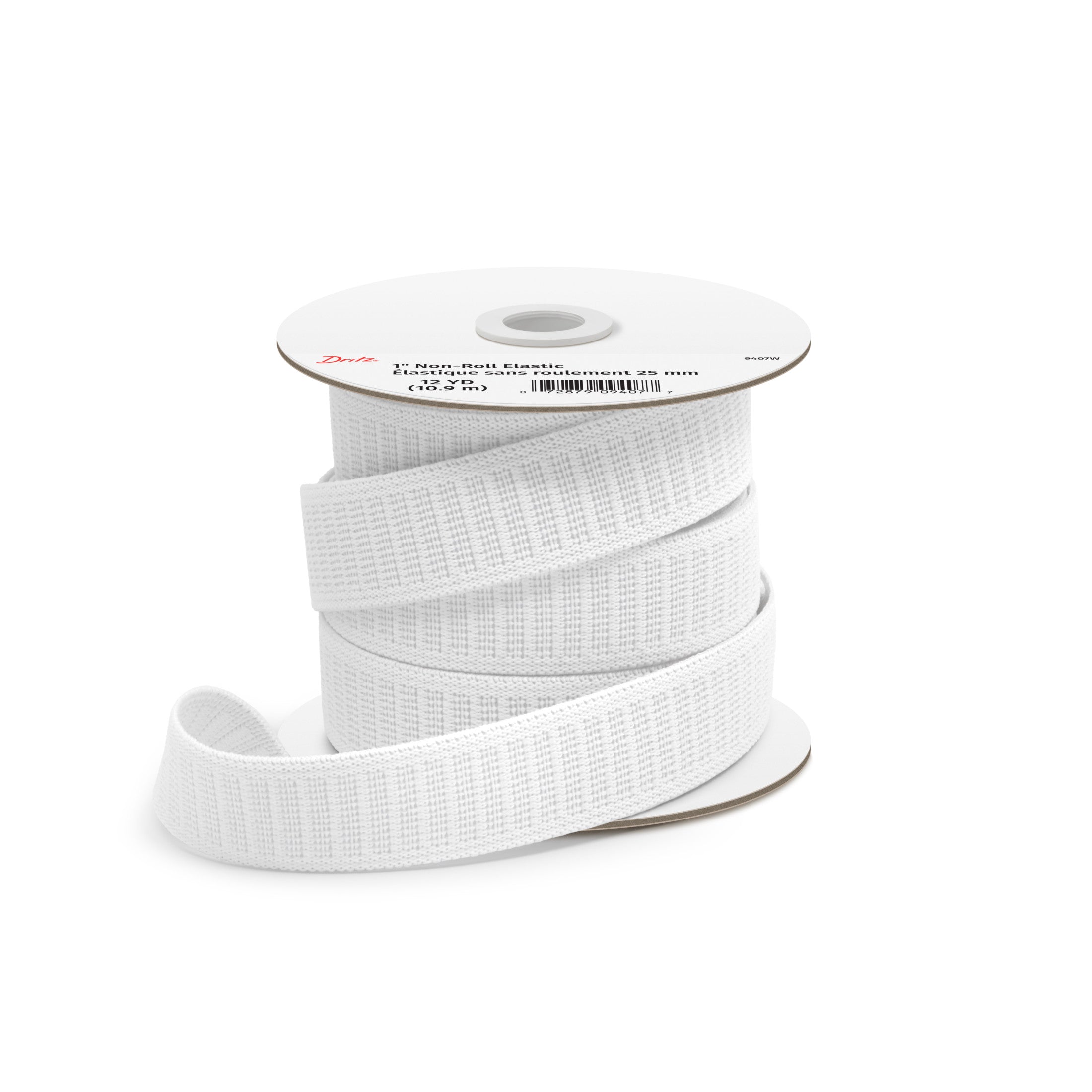 Dritz élastique tissé blanc 25 mm 2,3 m couture