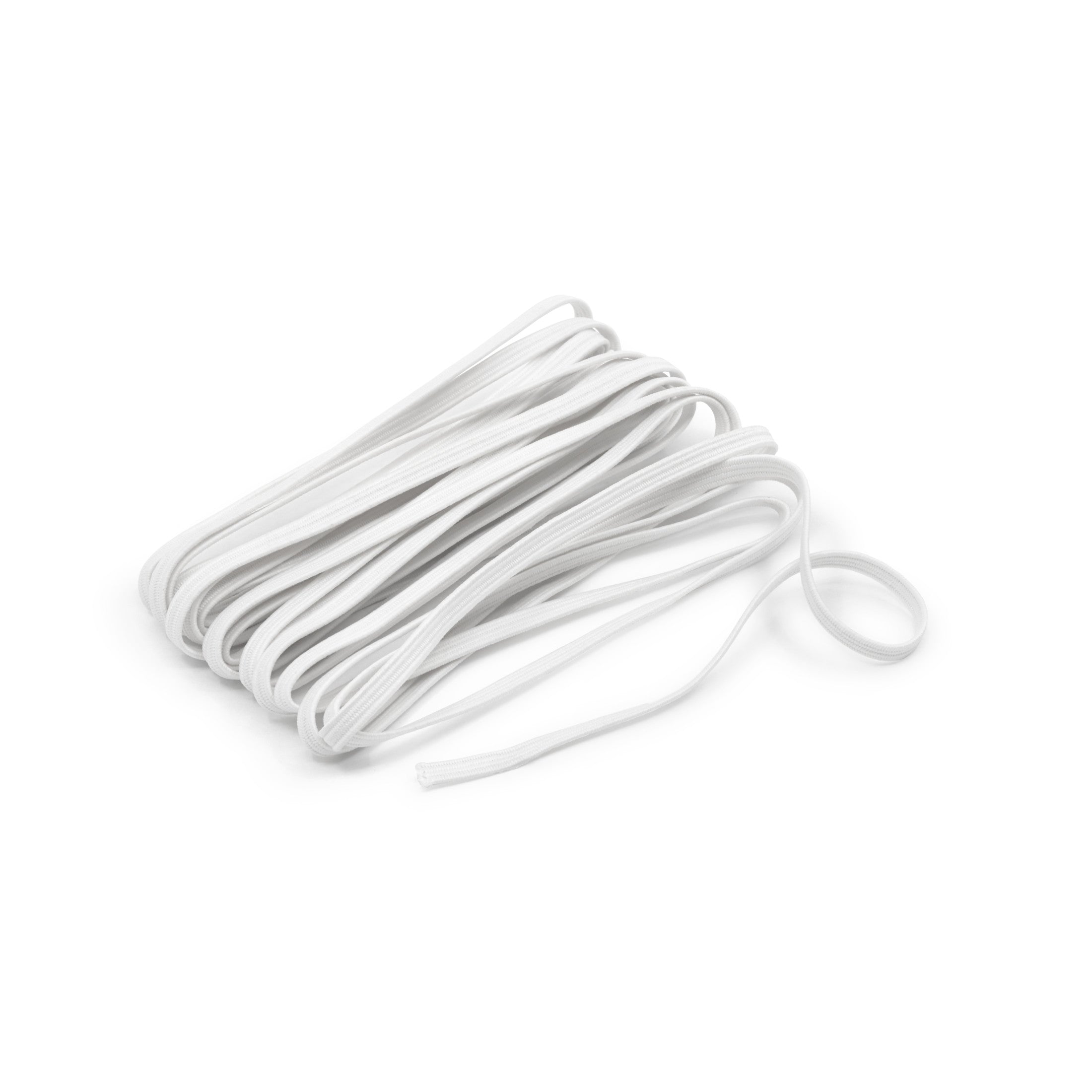Dritz Élastique Tressé Blanc 3 mm 4 Yards