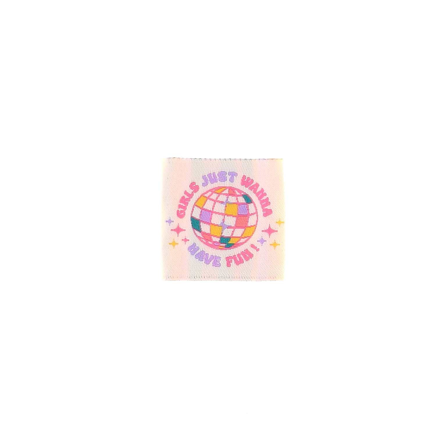Bohin Étiquettes à coudre Girls just wanna have fun étiquette