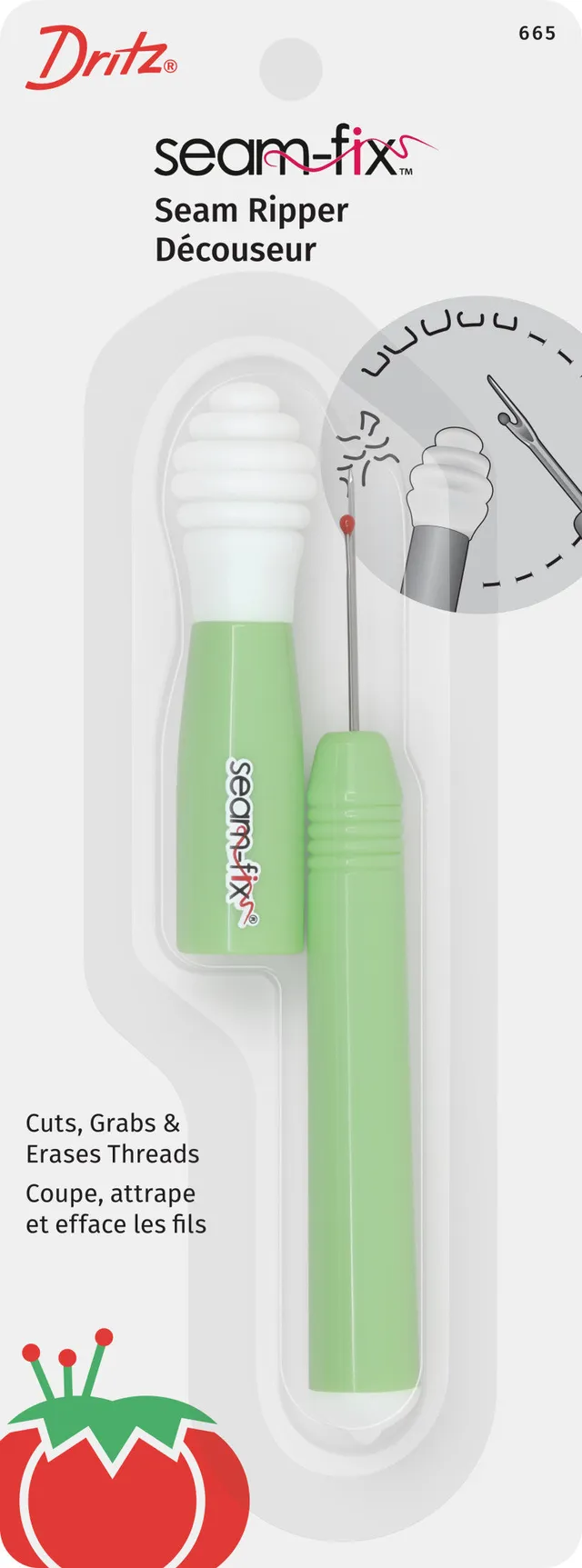 Dritz Seam-Fix Découd-Vite 665 avec Gomme