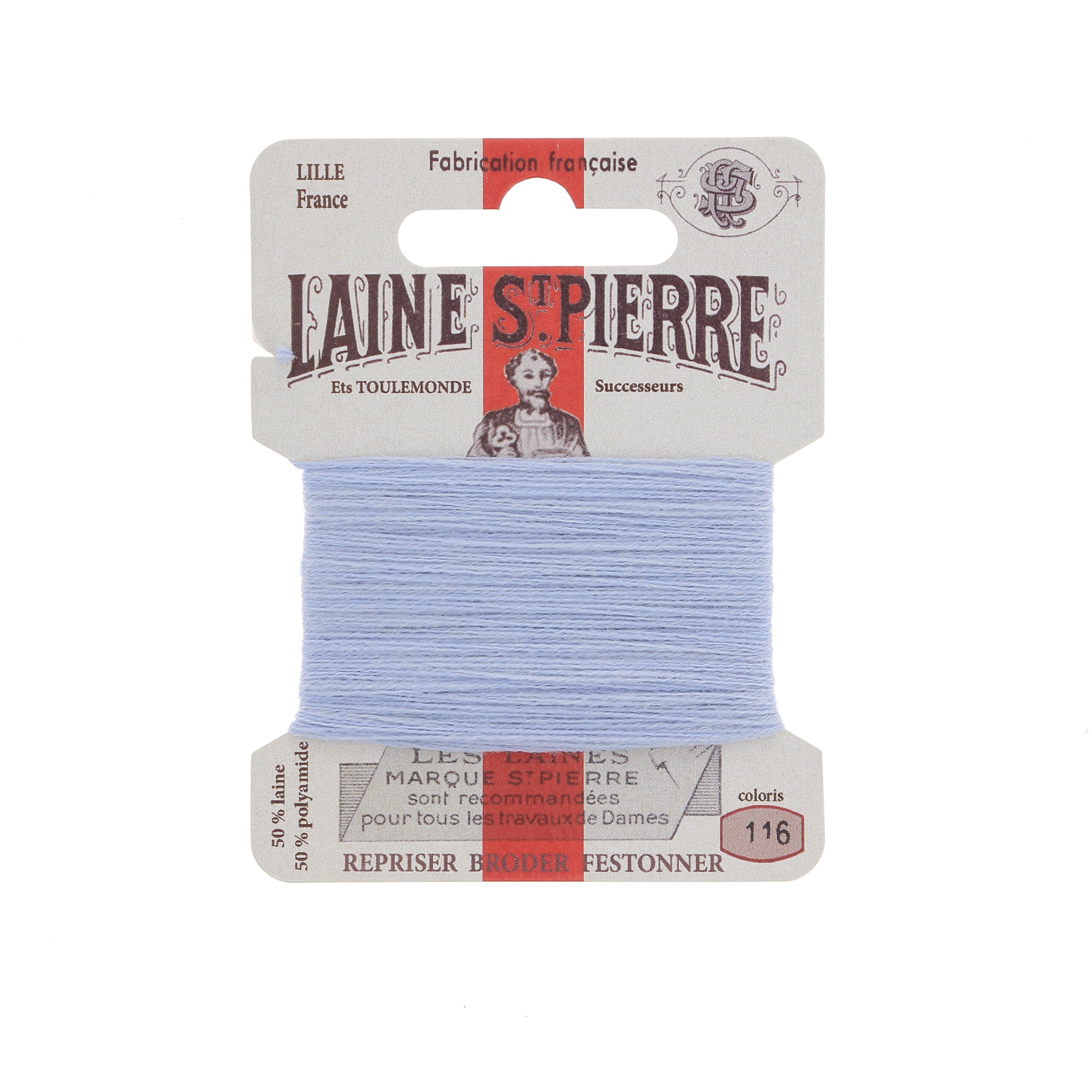 Fil Au Chinois Laine St Pierre fil broderie laine neutre Blanc 100