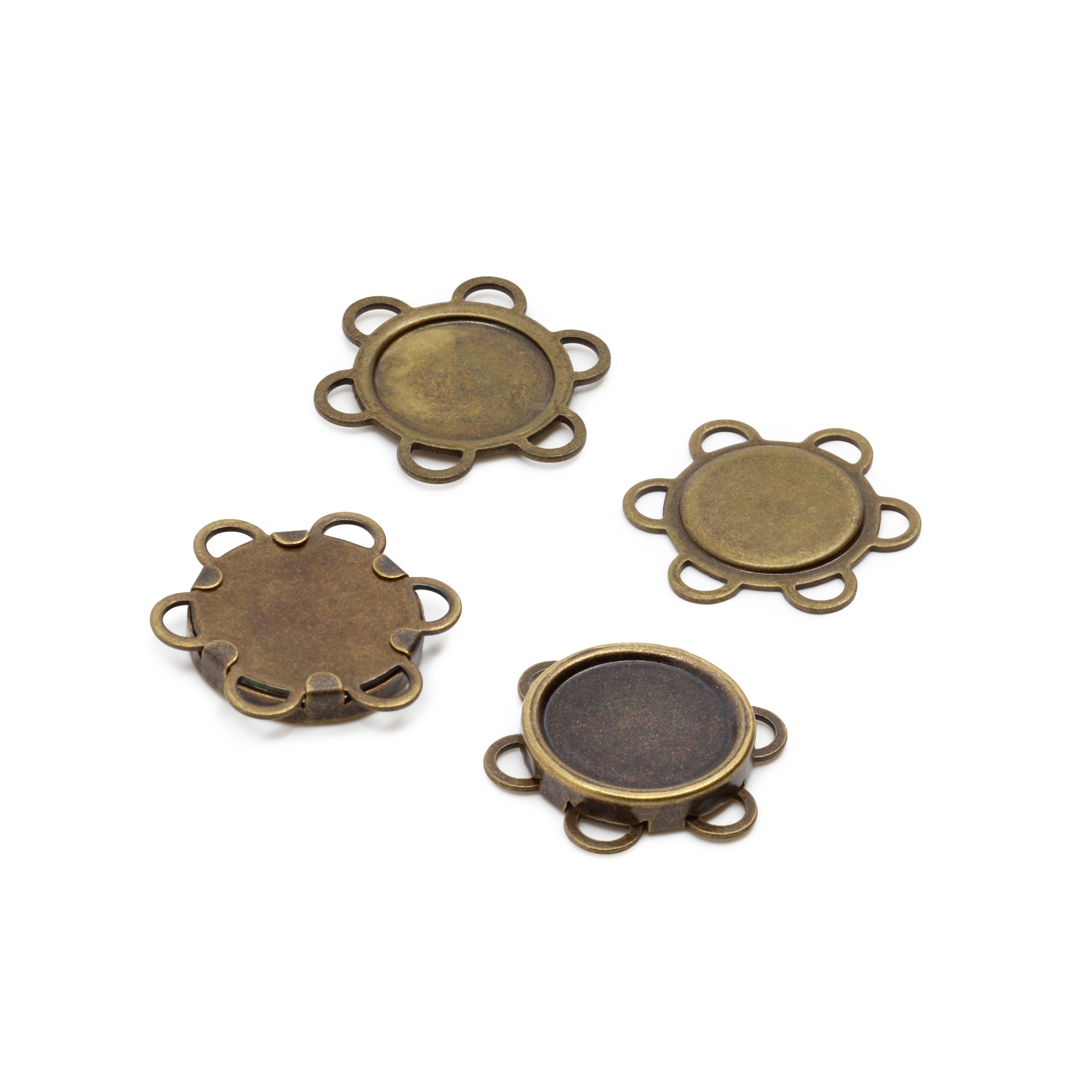 Dritz Fasteners Pression Magnétique Fleur Laiton 1 set