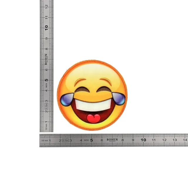 Bohin Patch thermocollant emoji MDR réparation vêtement