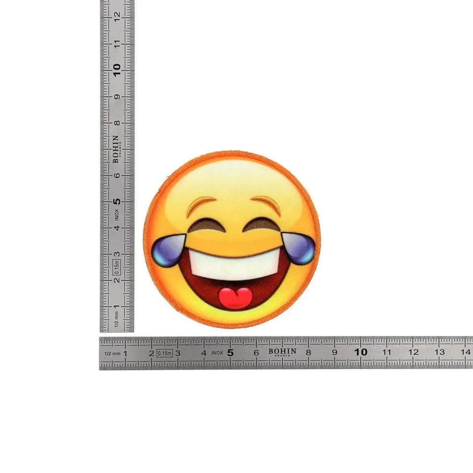 Bohin Patch thermocollant emoji MDR réparation vêtement