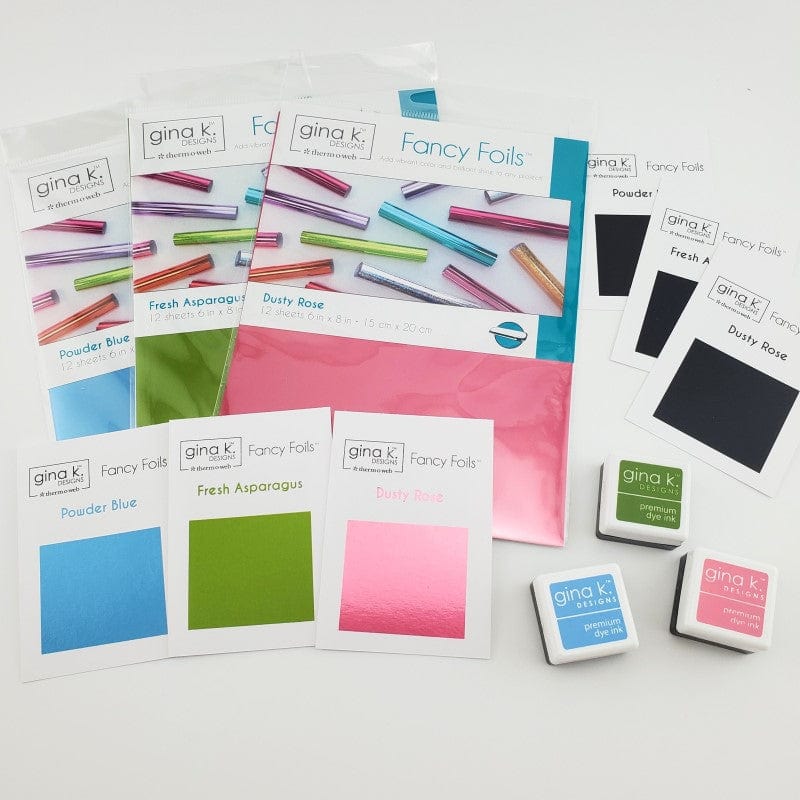 Gina K. Designs Fancy Foil Cartes nuancier 36 cartes