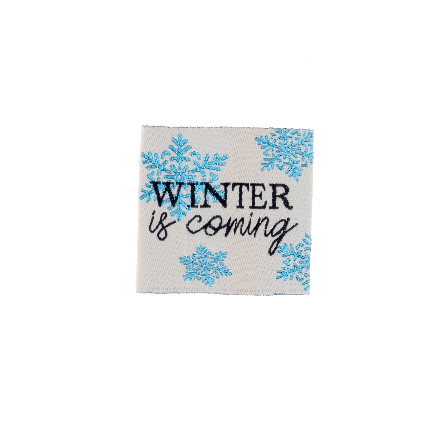 Bohin Étiquettes à coudre Winter is coming étiquette tissée 3,5 cm