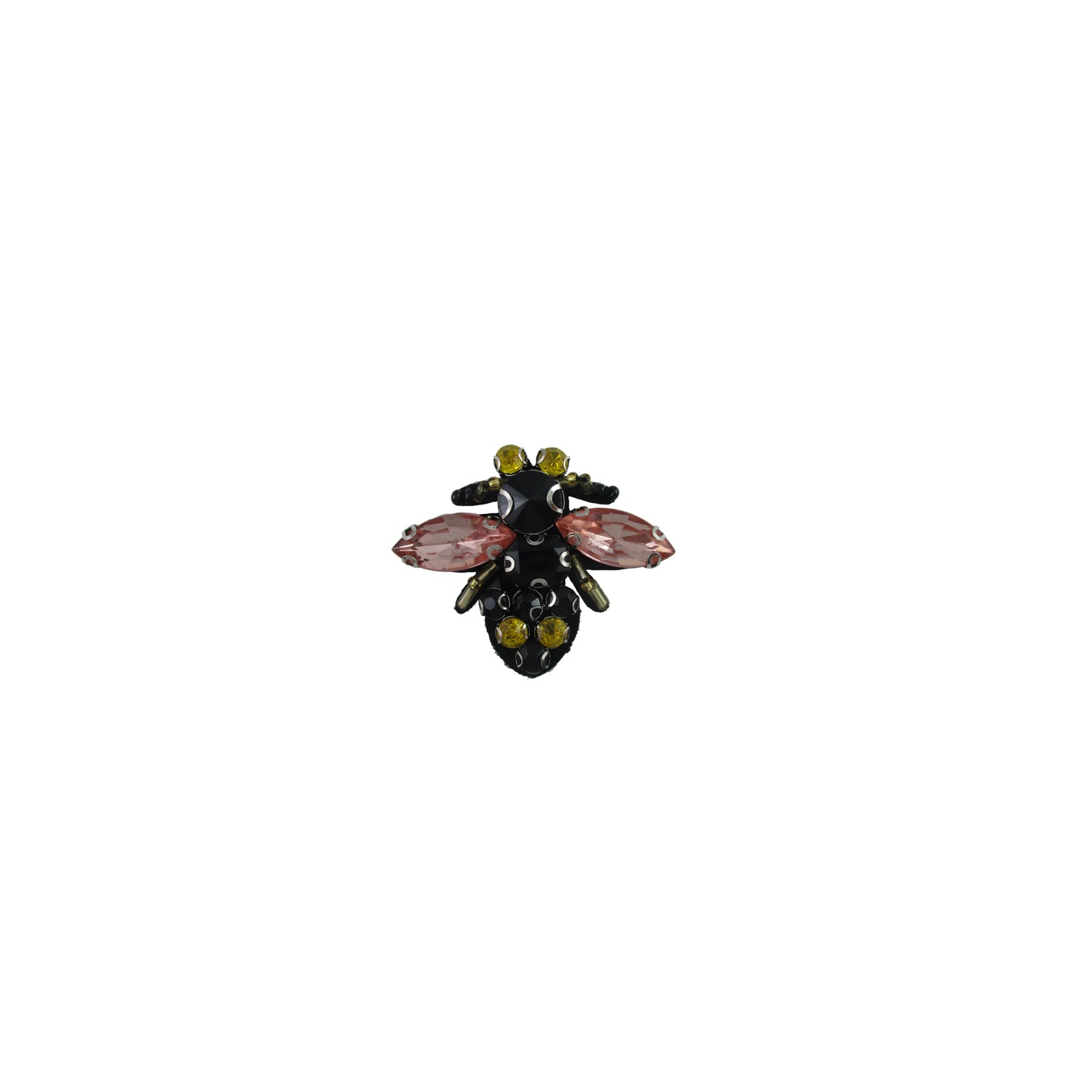 Bohin bijoux à coudre abeille brodée dorée customisation