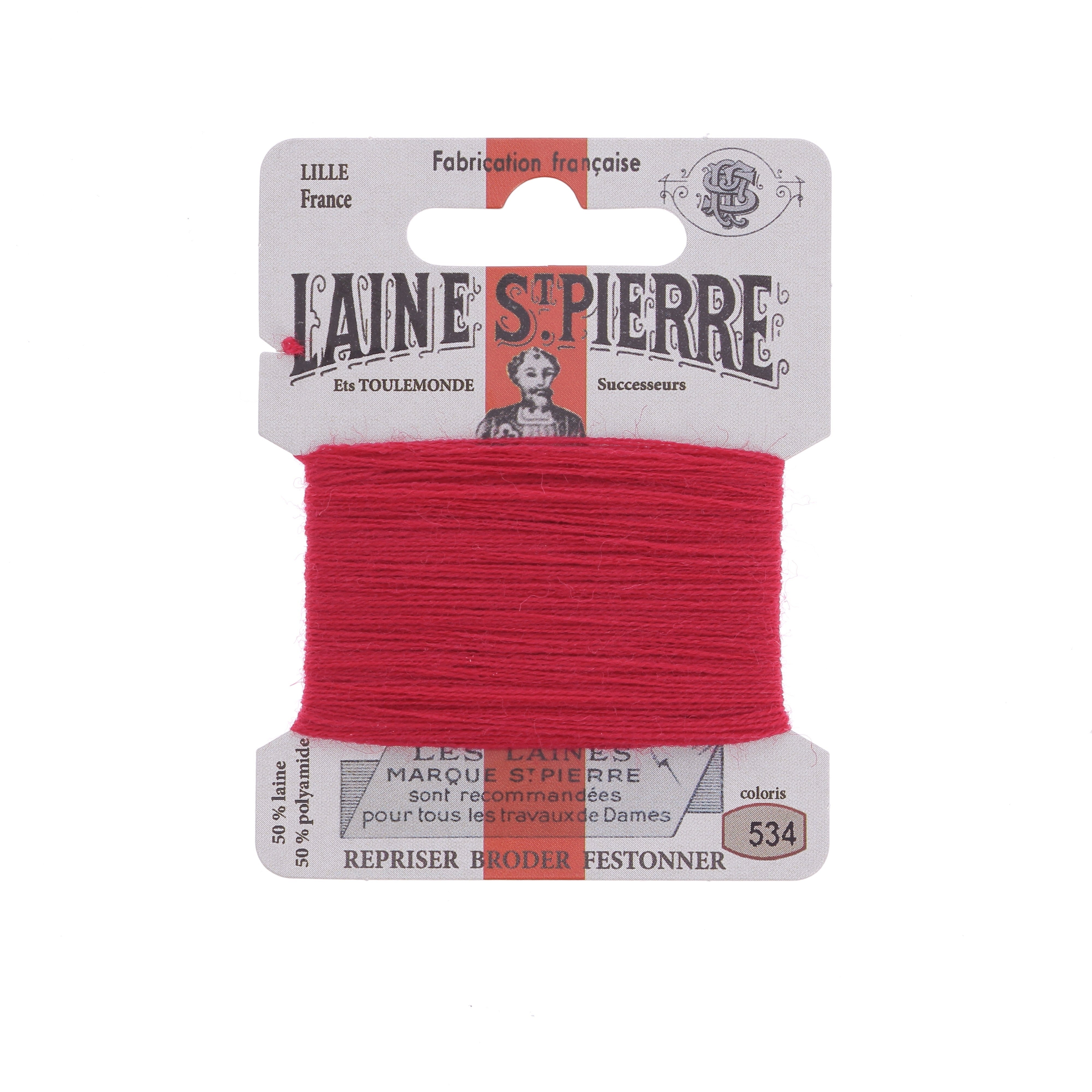 Bohin Laine St Pierre fil à broder Chair 565 laine
