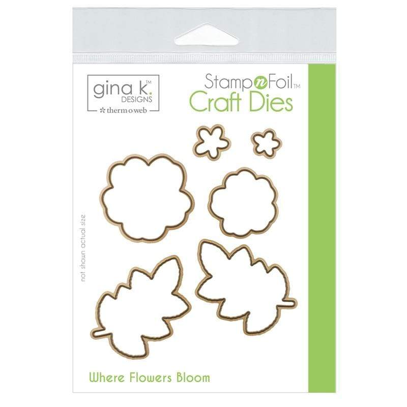 Gina K. Designs Where Flowers Bloom die set 6 motifs