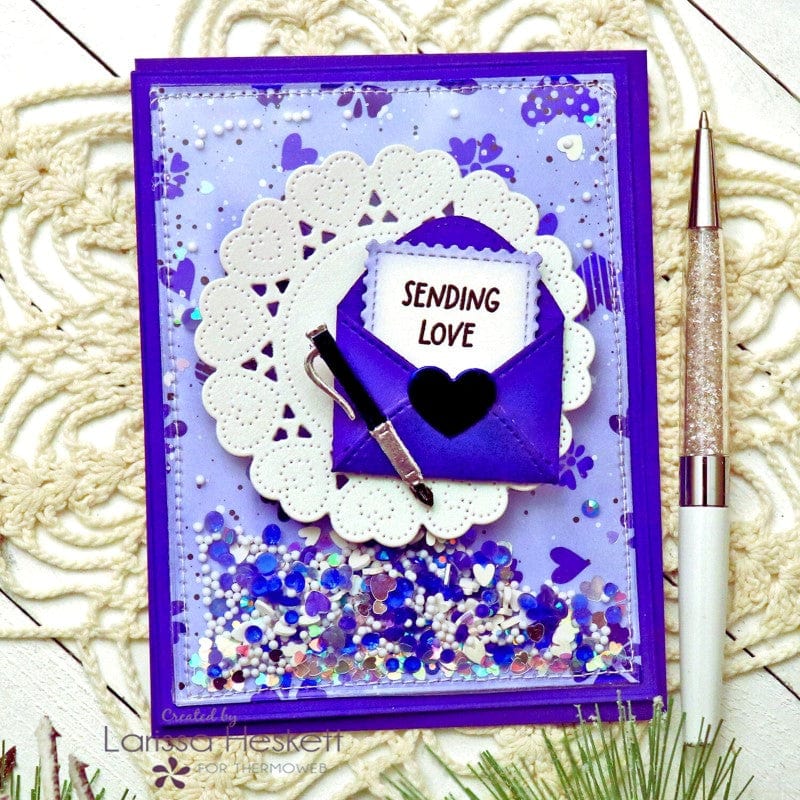 HeatnBond Deco Foil feuille transfert Indigo Dreams 6x6 12f