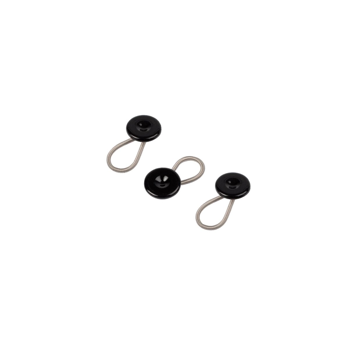 Bohin Confection rallonge boutons noirs 15 mm x3 laiton France