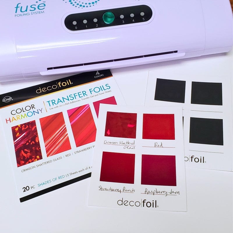 HeatnBond Deco Foil Toner feuilles nuancier Quads A2 8 pcs