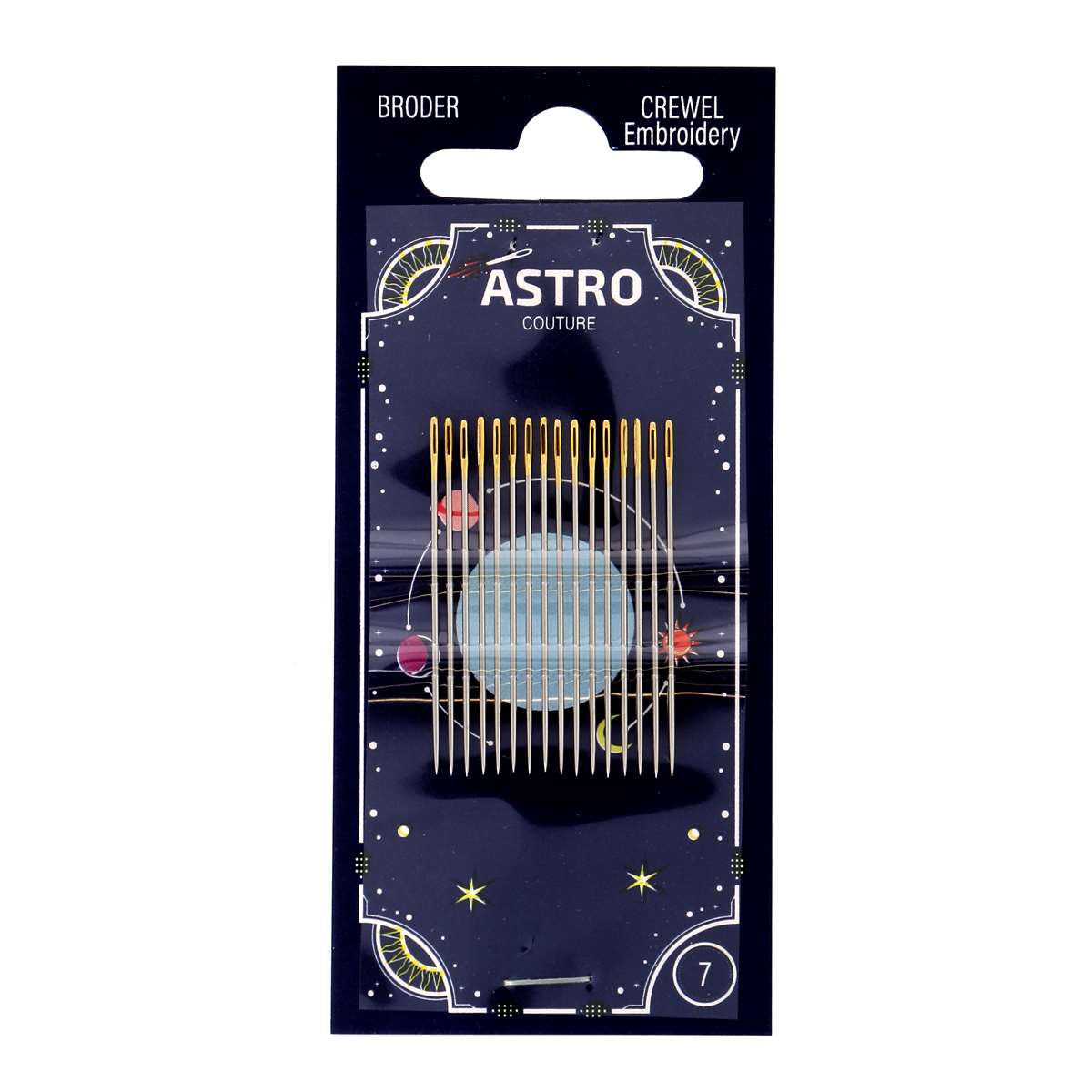 Bohin Aiguilles aiguille à broder Astro Couture N°7