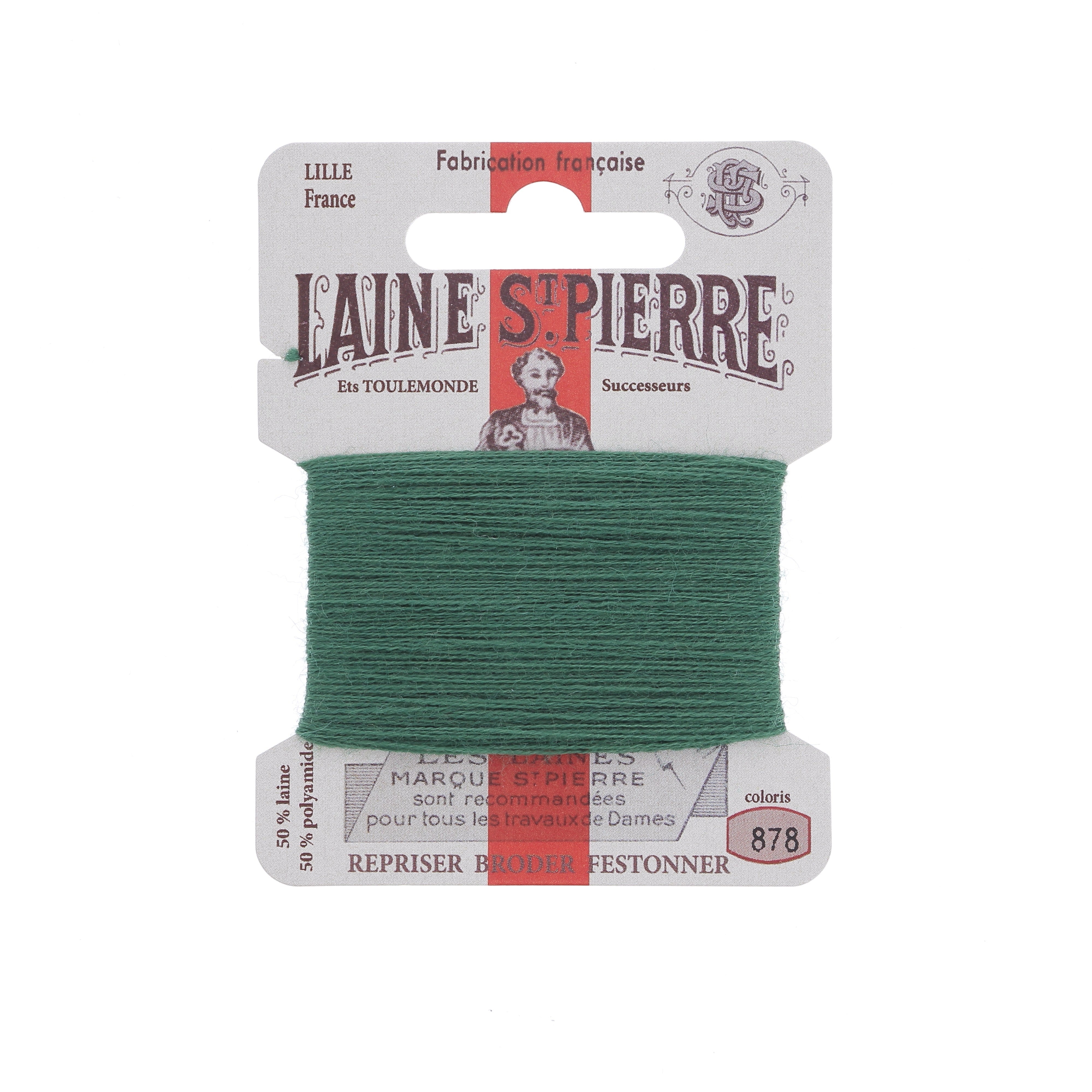 Fil Au Chinois Laine St Pierre fil broder vert laine