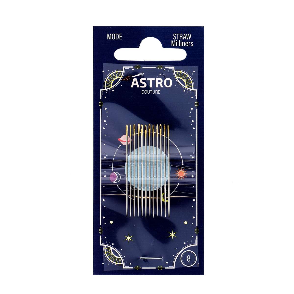Bohin Astro Couture aiguilles mode N°7 tissu fin x12