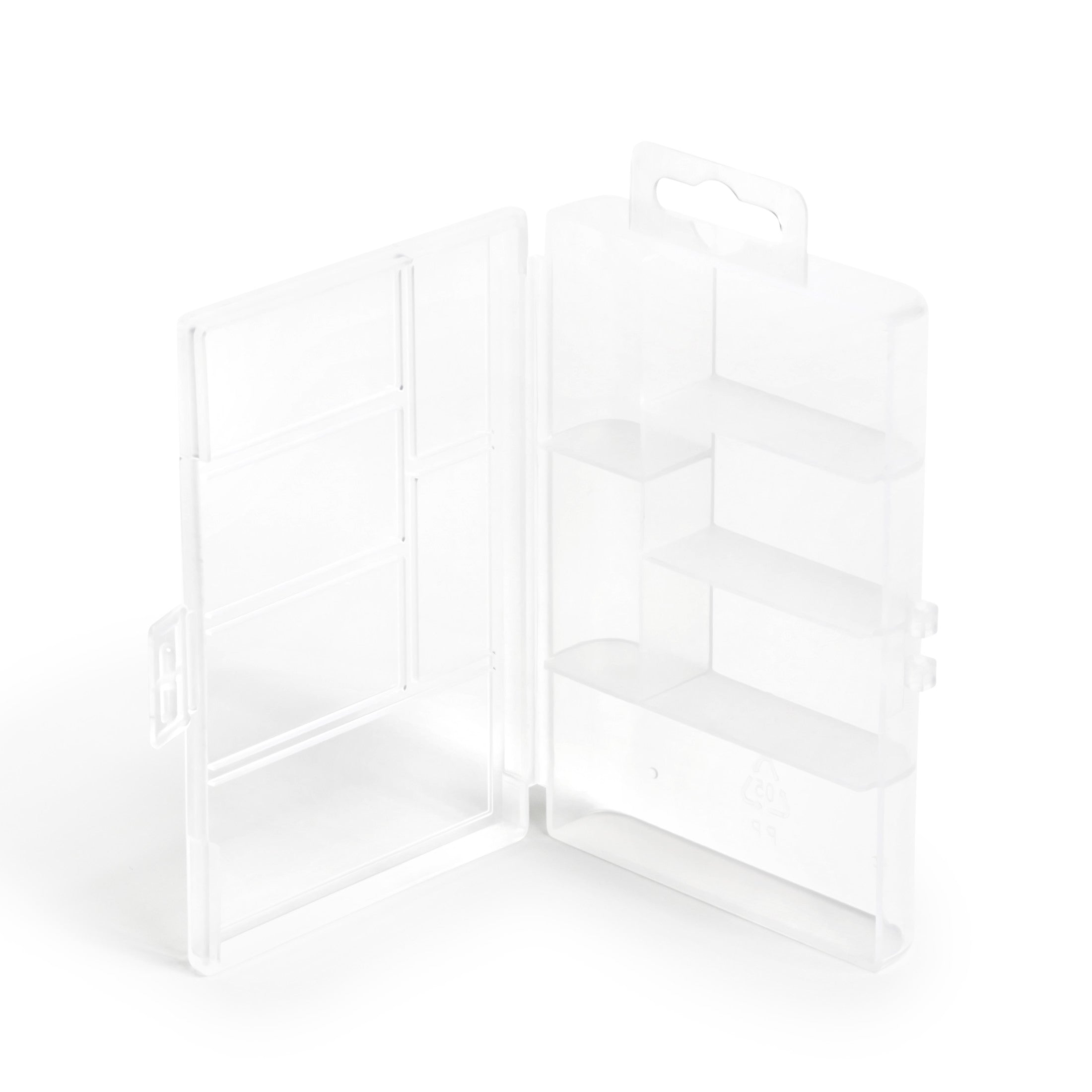 Dritz Boîte de Rangement 3x4" Plastique Transparent 6 Casiers