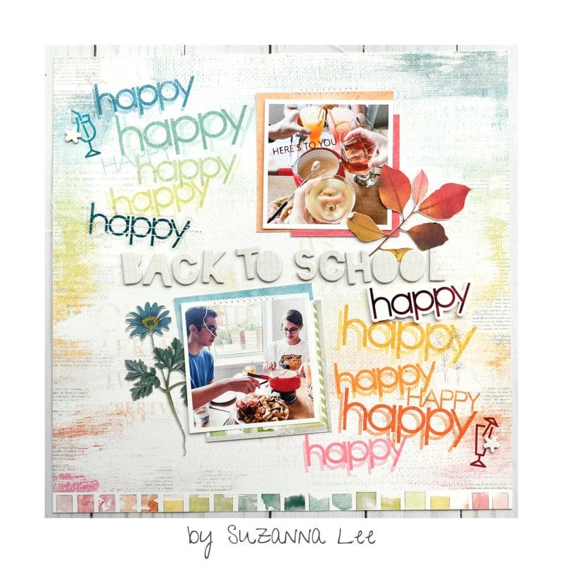 Deco Foil Toner carte à foiler A2 Happy Everything 8 feuilles