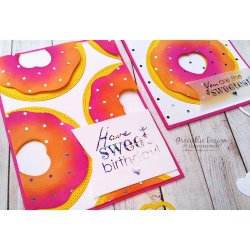 HeatnBond Gina K. Foil-Mates papier foil Polka Party 10 feuilles