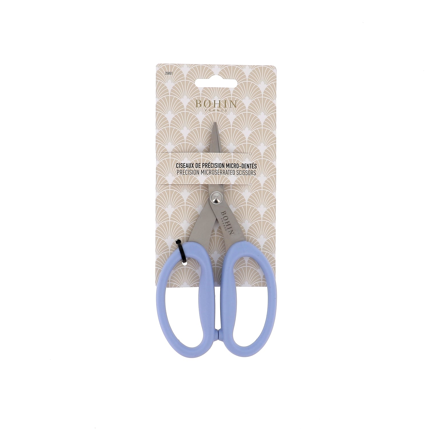Bohin Coupe Ciseaux de précision micro-dentés ciseaux 17,5 cm Bleu