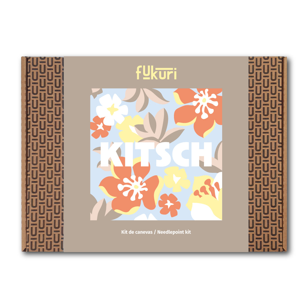 Bohin Kits broderie kit canevas Kitsch Fukuri 20x20 cm