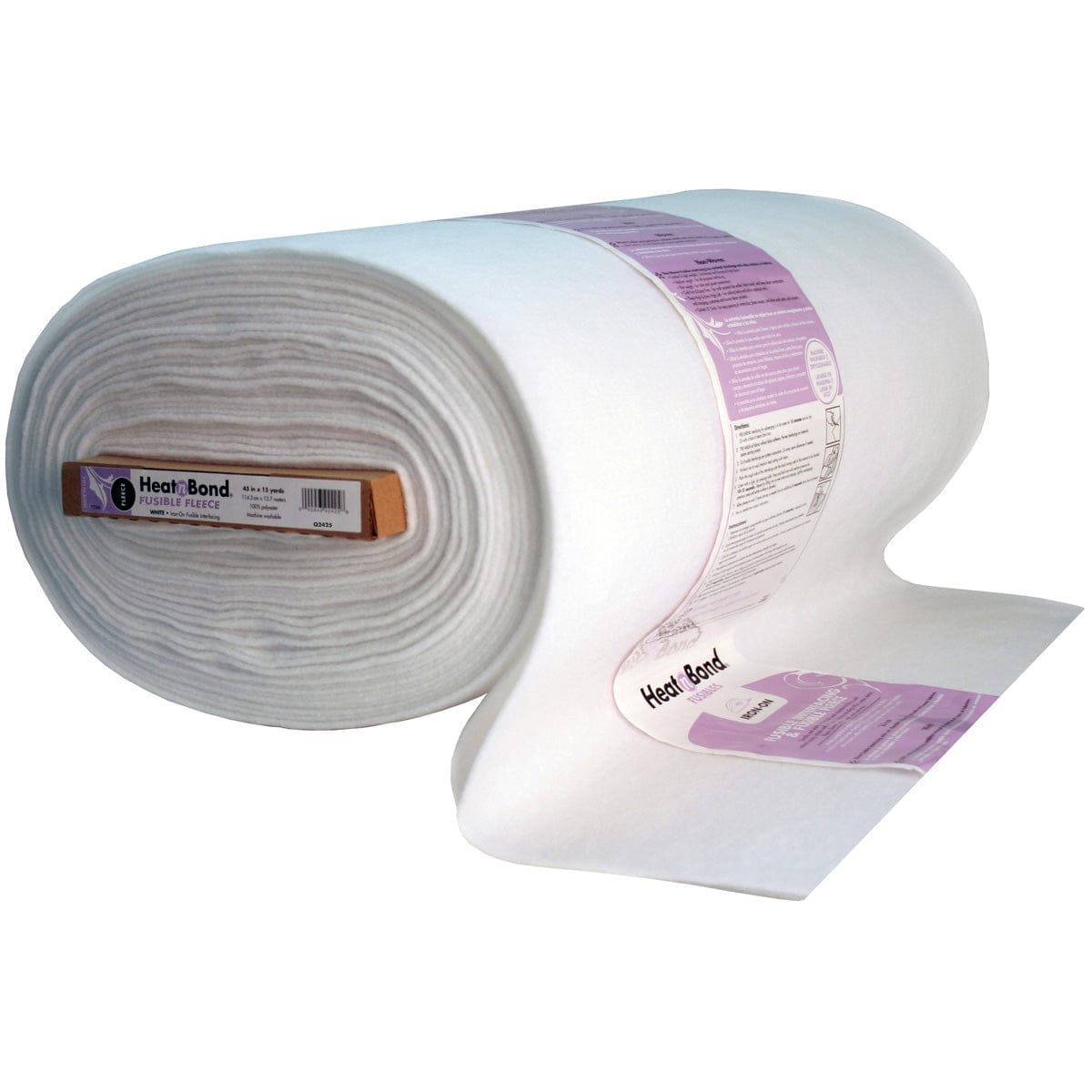 HeatnBond Fleece molleton thermocollant blanc 114 cm