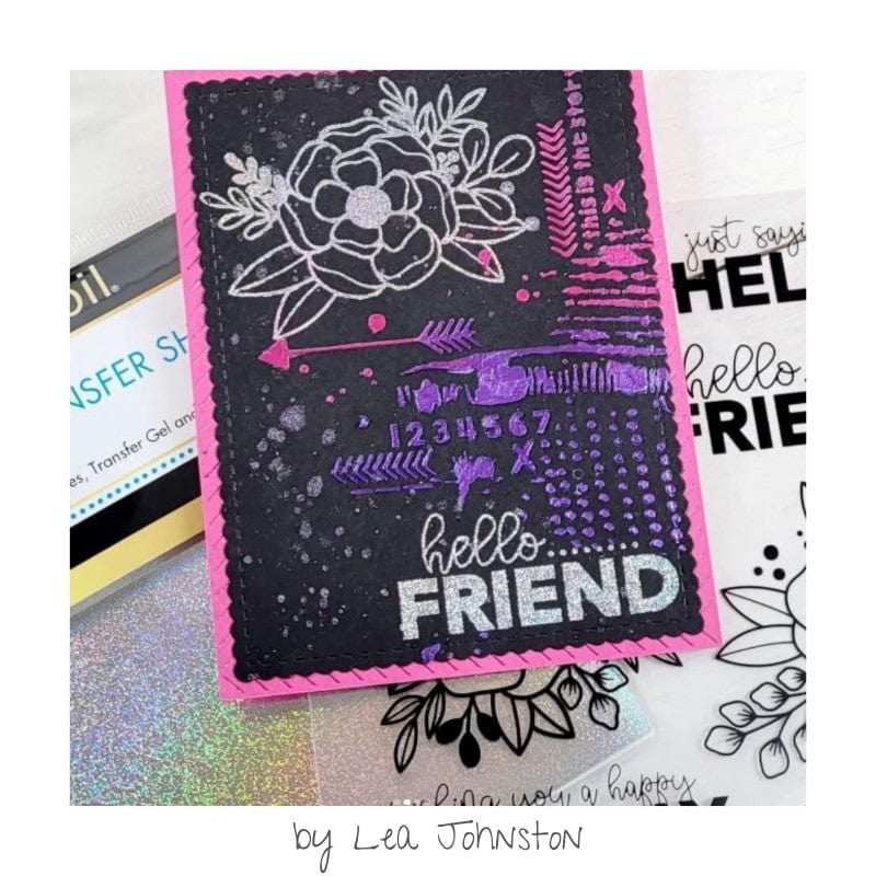 HeatnBond Unity Blooming Friendship transfert adhésif foil 2 feuilles