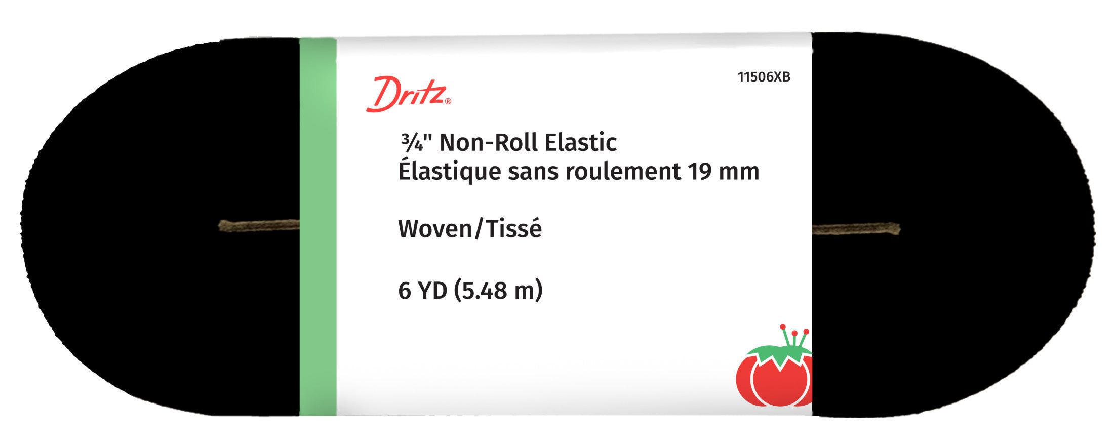 Dritz Elastics élastique 11506XB 19 mm noir 5,5 m