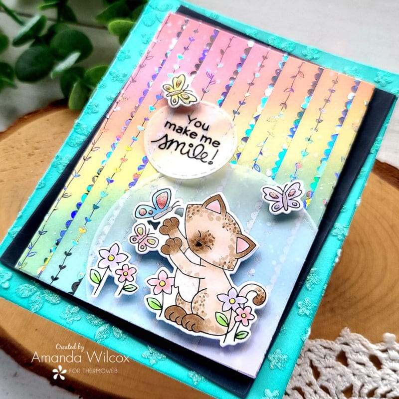 Deco Foil A2 papier toner Spring Fling x8