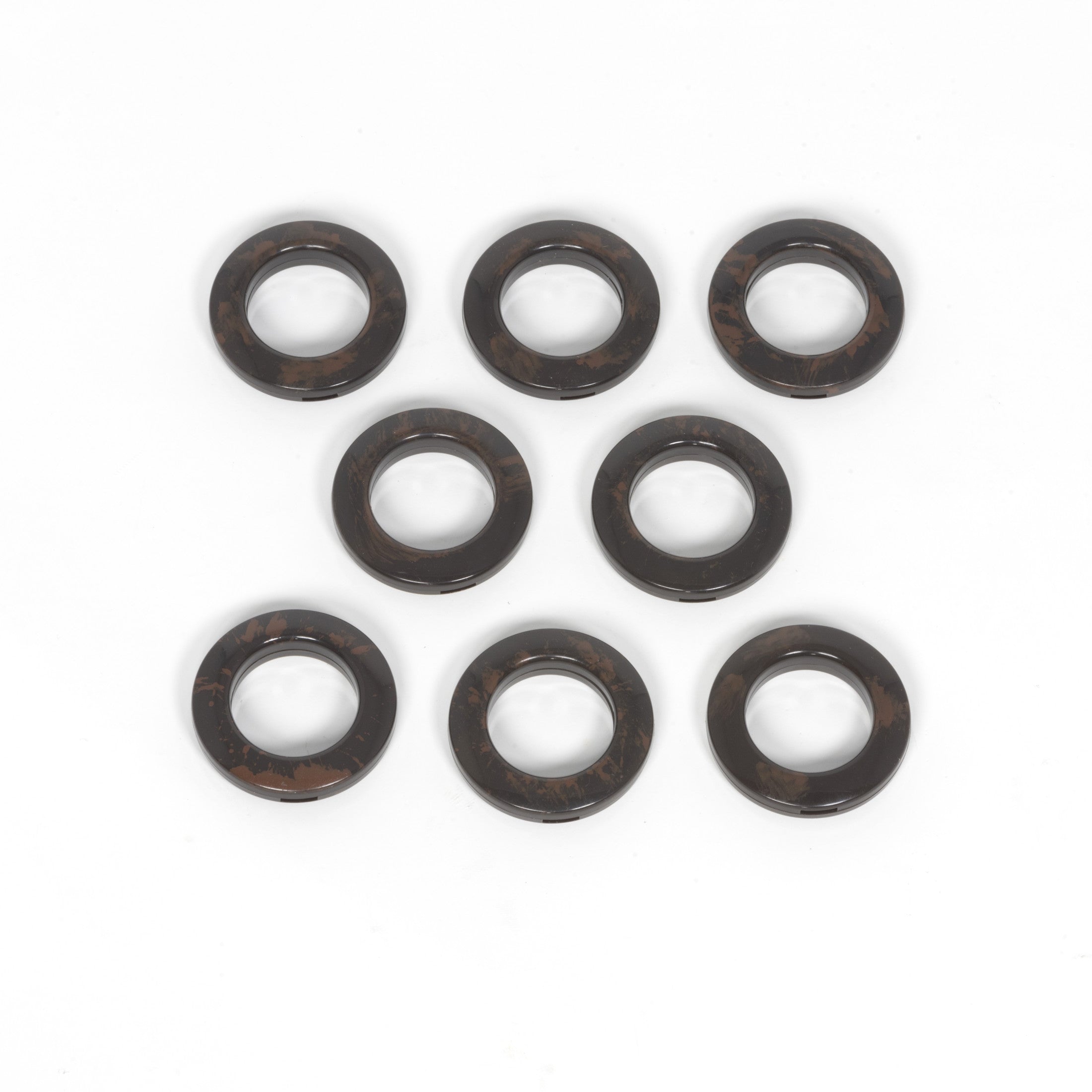 Dritz 44451 oeillets rideaux plastique marron 1 pouce 8 jeux
