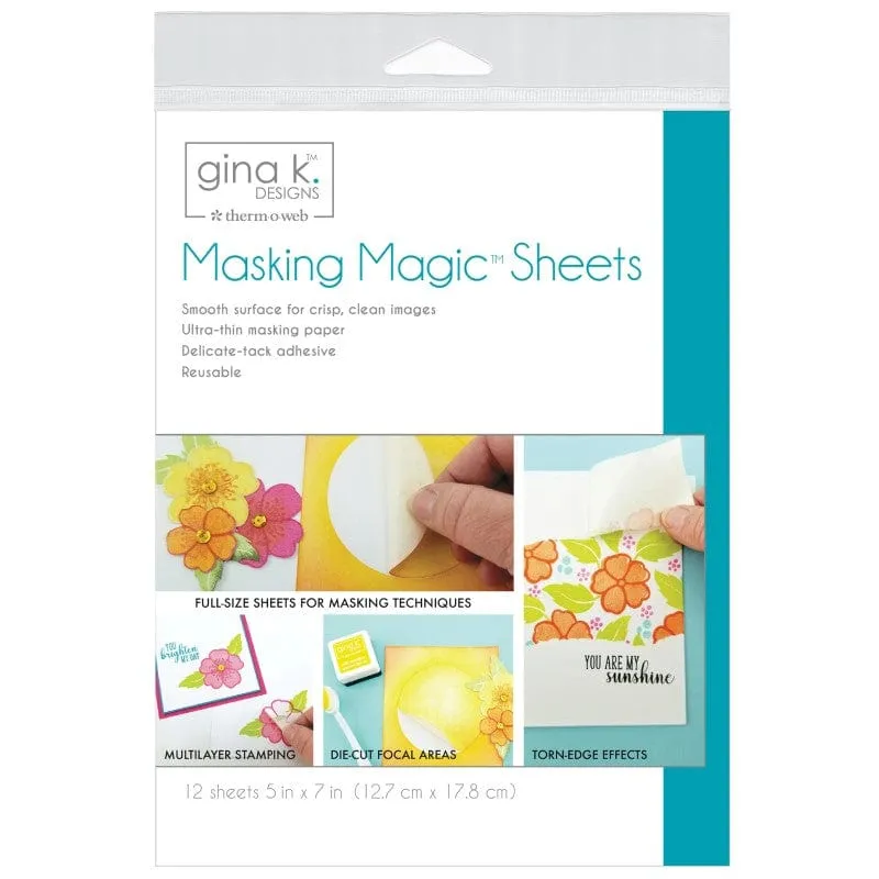 HeatnBond Gina K. Designs Masking Magic papier masquage 12