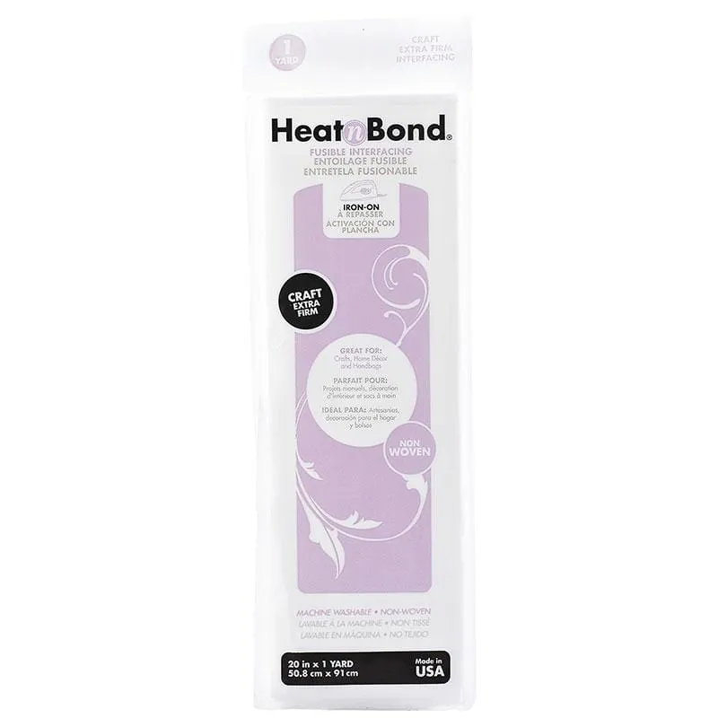 HeatnBond Craft entoilage thermocollant extra-ferme 20in x 1yd