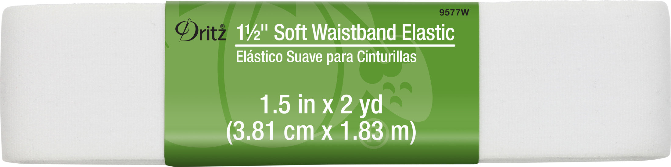 Dritz Elastics Soft Waistband élastique ceinture blanc 2 yd