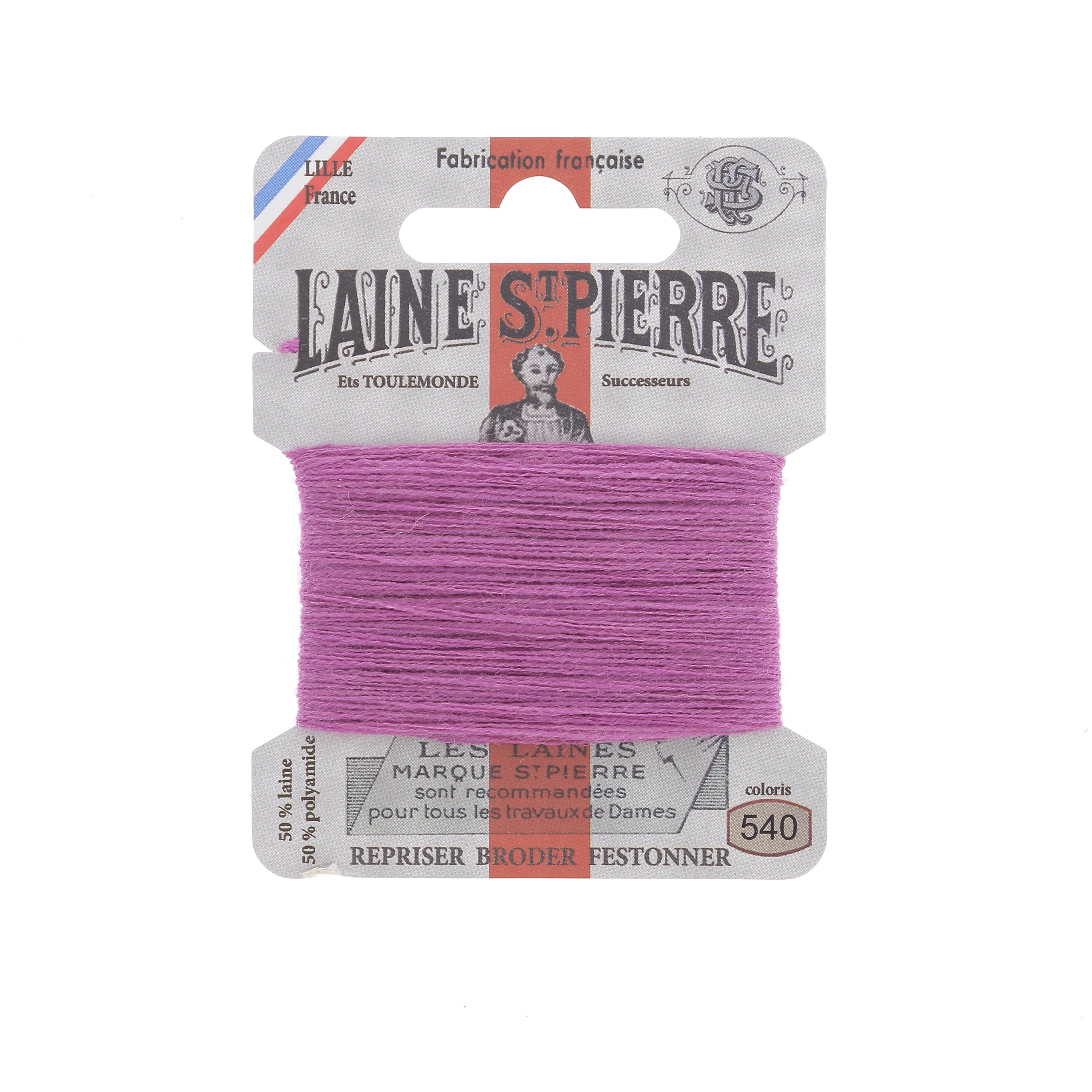 Bohin Laine St Pierre fil à broder Chair 565 laine