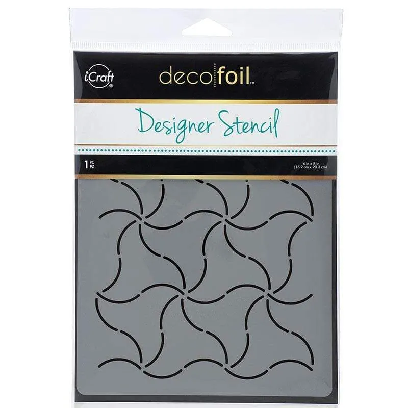 HeatnBond Deco Foil Pinwheels pochoir 15 x 20 cm