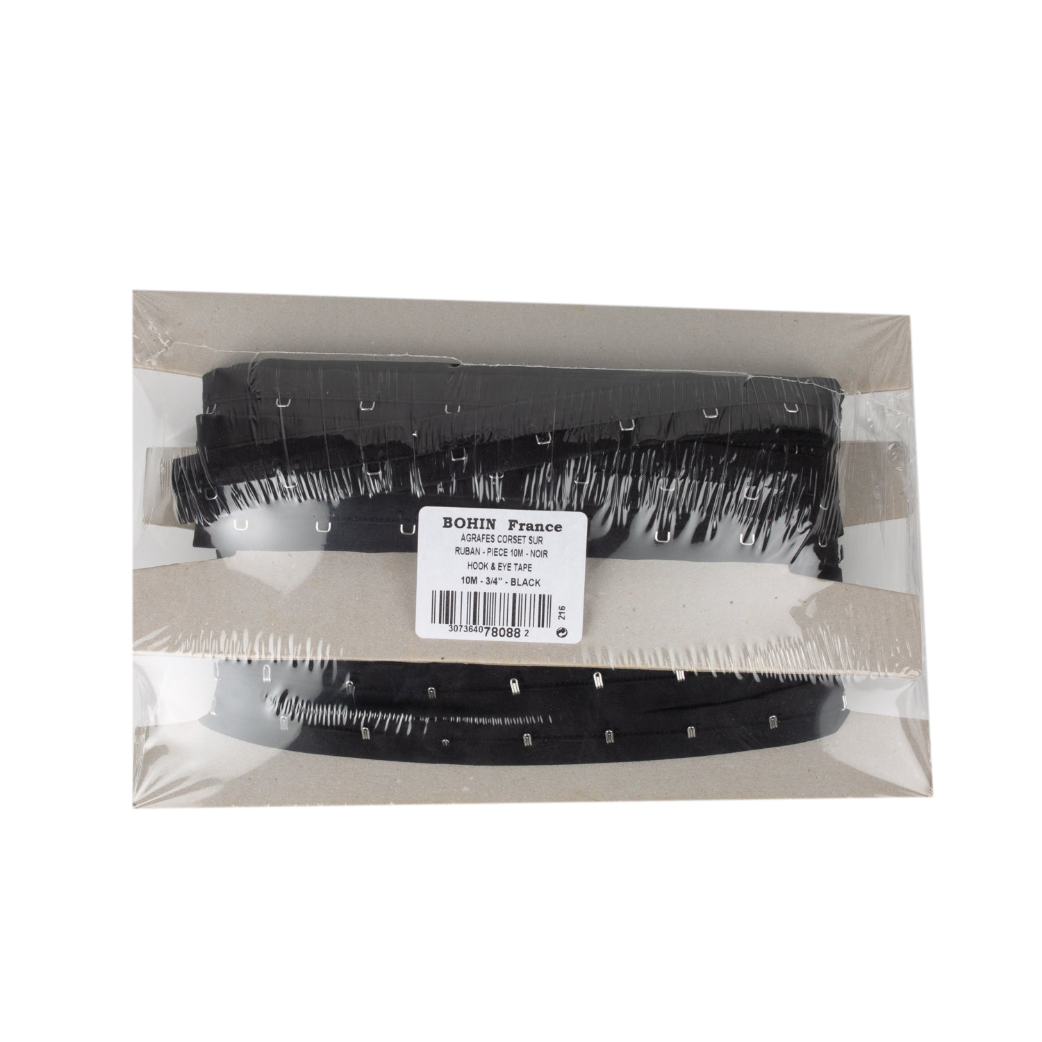 Bohin Accessoires de lingerie bande agrafes corset blanc 10 m