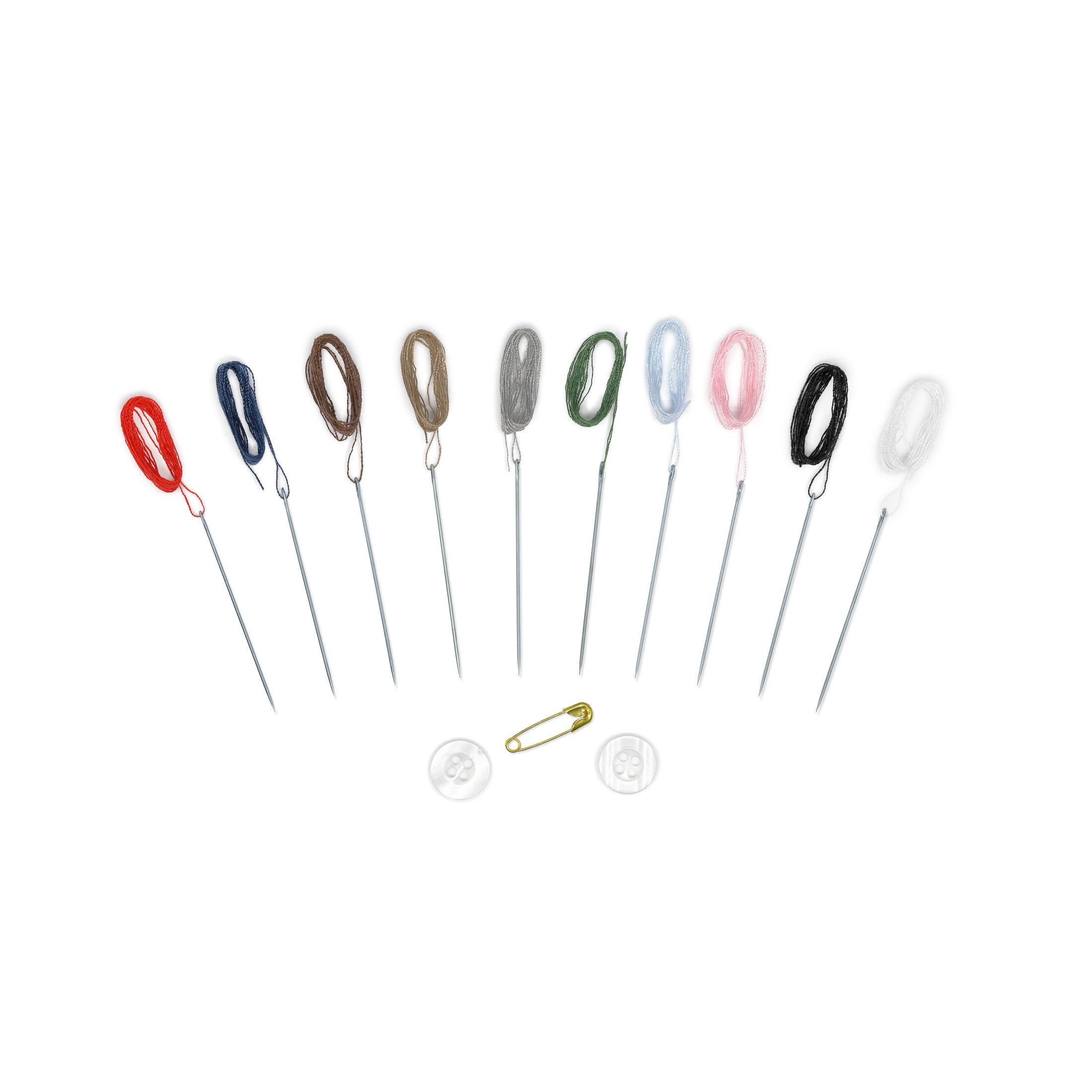 Dritz 153 Kit Couture Aiguilles Pré-enfilées 10 couleurs