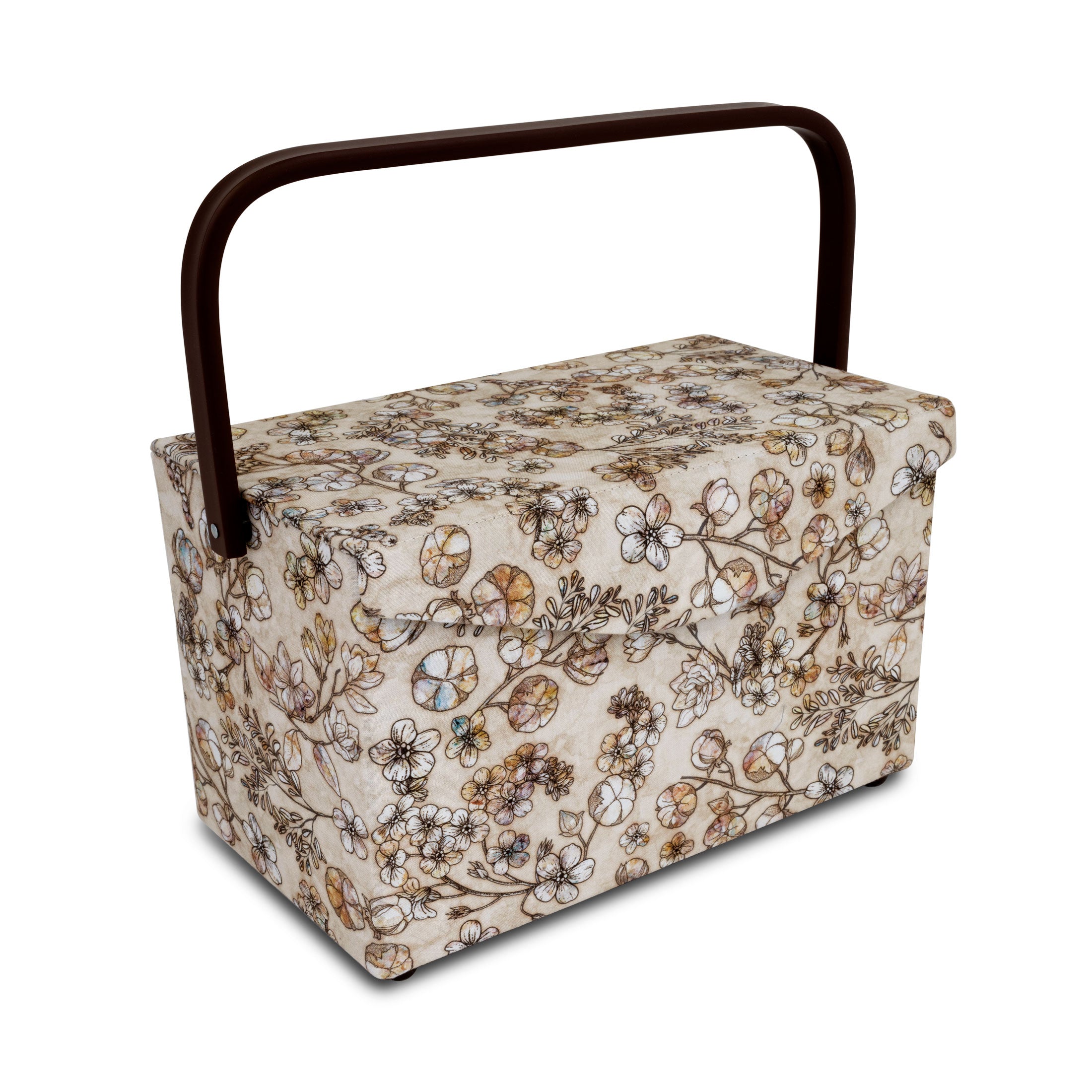 Dritz Z10456 panier couture rectangulaire moyen fleuri + trousse