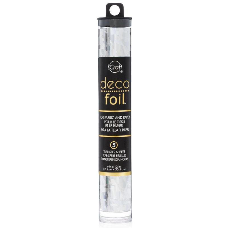 HeatnBond Deco Foil Silver feuille transfert 5 feuilles